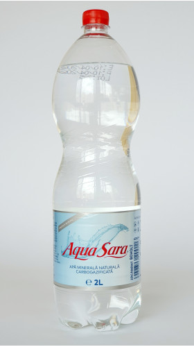 AquaSara, Apa Minerala Naturala, Carbogazificata, volum 2L