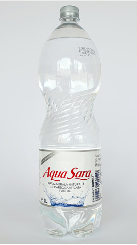 AquaSara, Apa Minerala Naturala, Decarbogazificata partial, volum 2 L